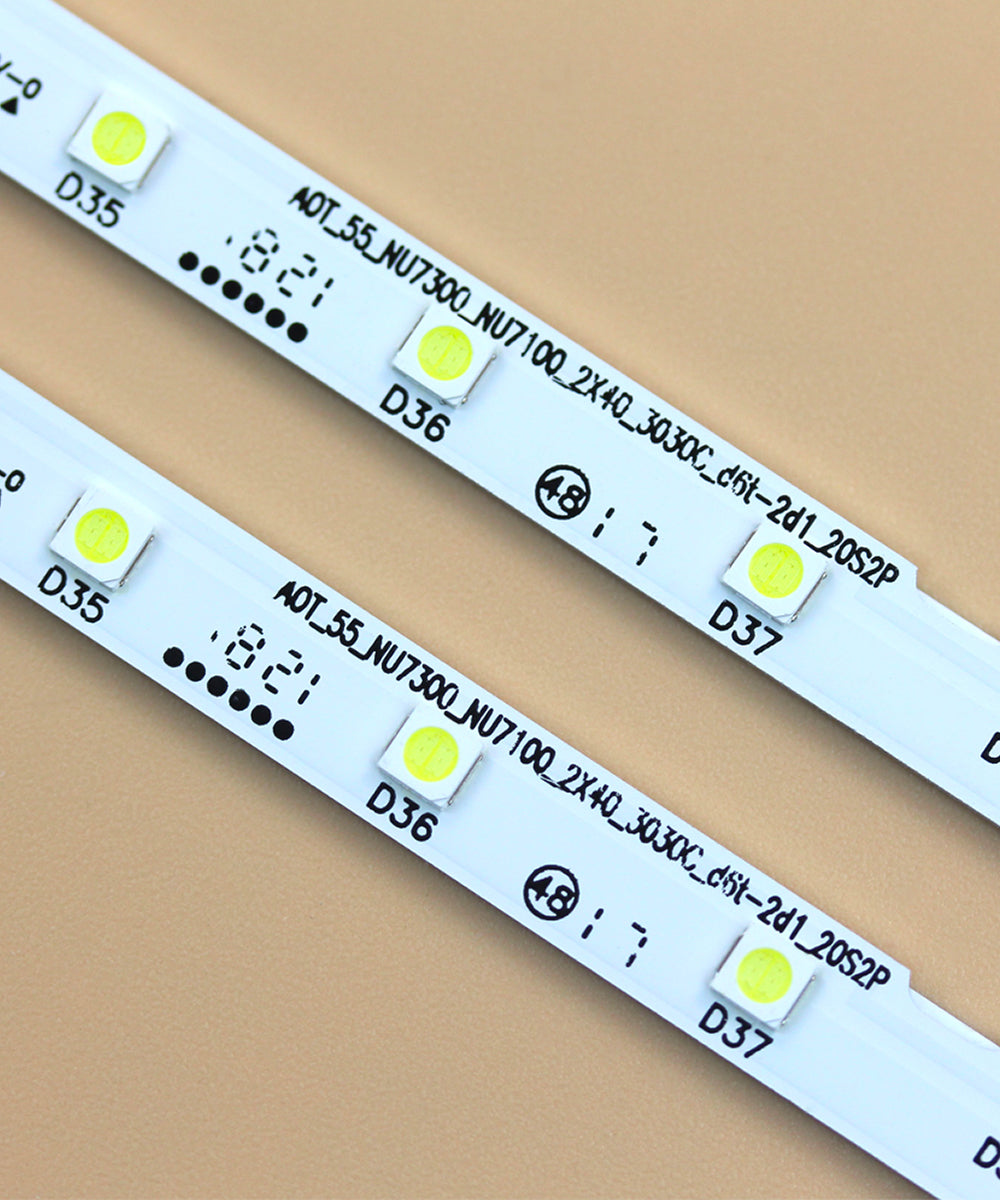 BN96-45913A LED Strips for Samsung UN55NU6900F UN55NU7100F UN55NU7300F UE55NU6900 UN55NU6900 UE55NU7400 UN55NU7300 UE55NU7300 55NU7100 AOT 55 NU7300 E88441 LM41-00613A BN61-15485A LM41-00566A