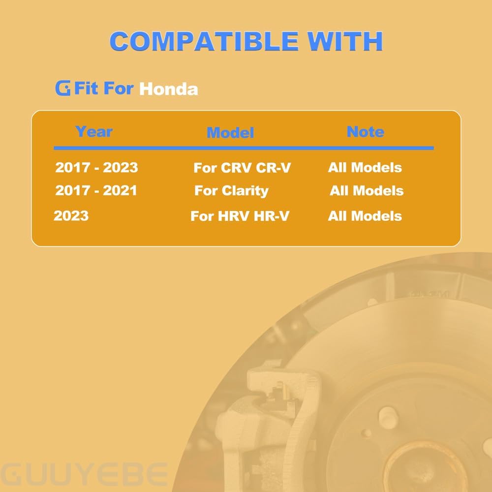 4 PCS Ceramic Brake Pads Front,For Honda 2017-2023 CRV CR-V and 2017-2021 Clarity and 2023 HRV HR-V,Replace for 2036 D2036 BC2036