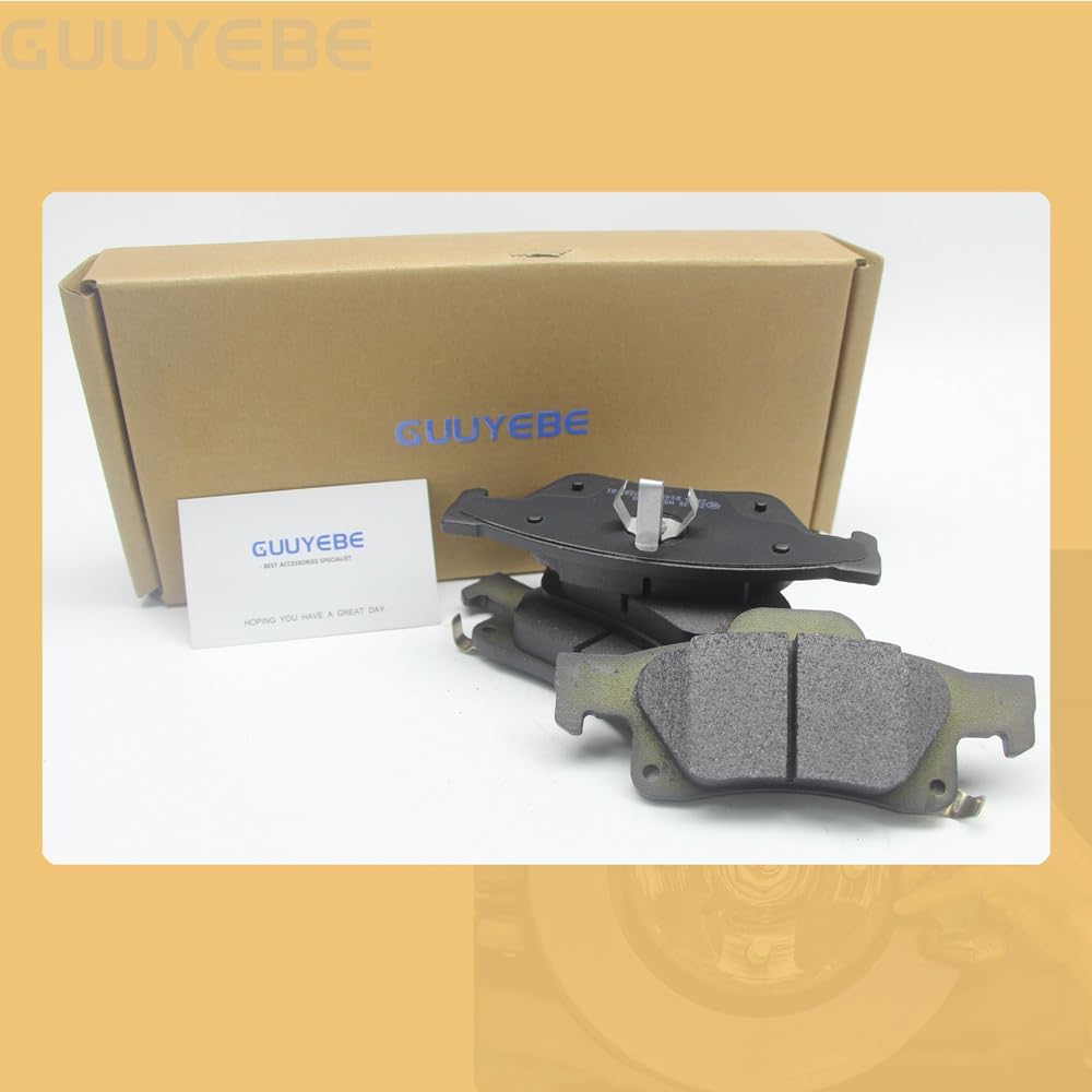 4 PCS Rear Ceramic Brake Pads,For Jeep 2011-2021 Grand Cherokee,For Dodge 2011-2023 Durango,1498 BC1498 D1498 BE1498h