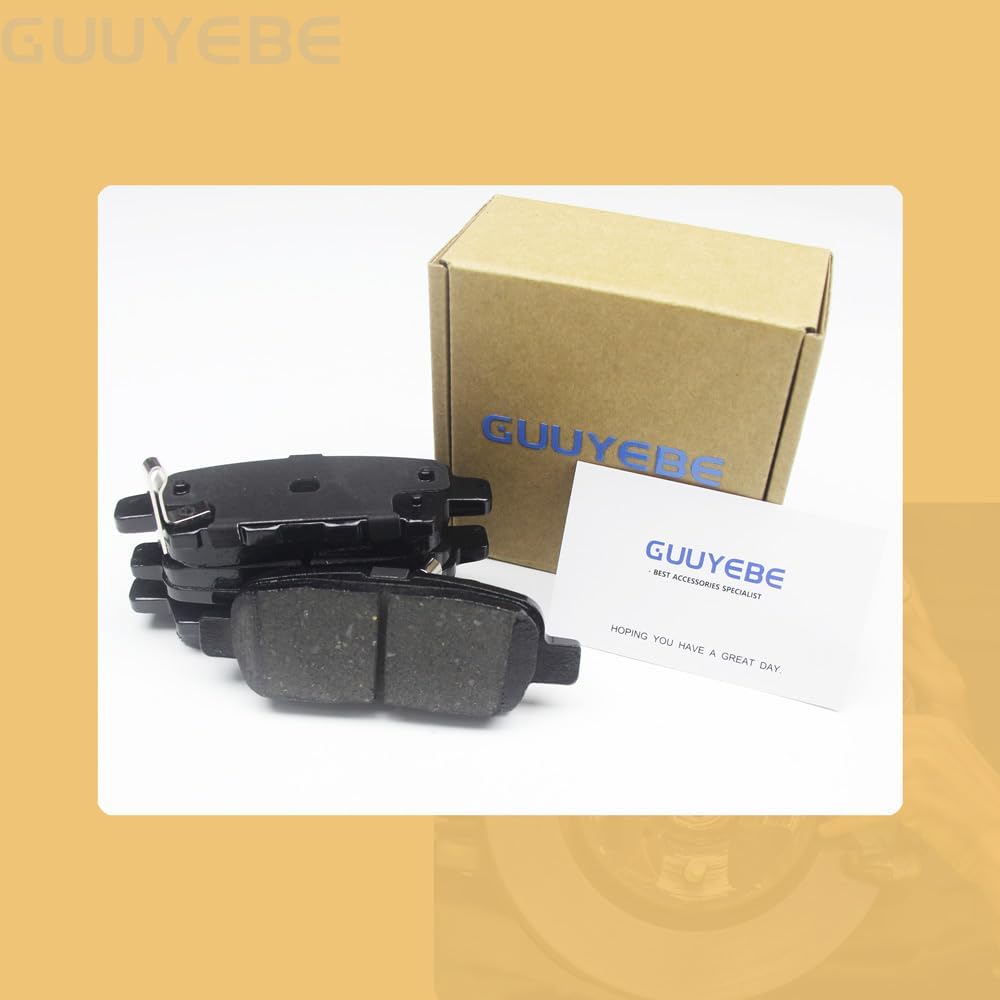 4 Pcs Ceramic Brake Pads Rear Set,For Nissan 2002-2023 Altima and 2011-2020 Leaf, D905 905