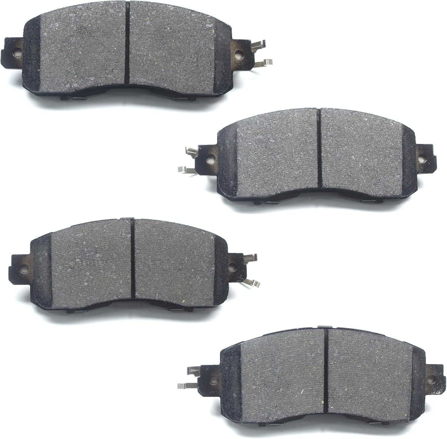 Ceramic Brake Pads Front Set, For Nissan 2002-2023 Altima and 2011-2020 Leaf,1650 D1650
