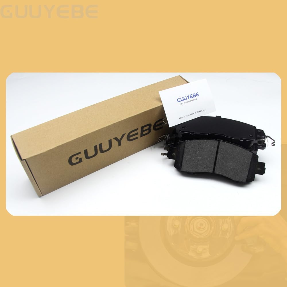 Ceramic Brake Pads Front Set, For Nissan 2002-2023 Altima and 2011-2020 Leaf,1650 D1650
