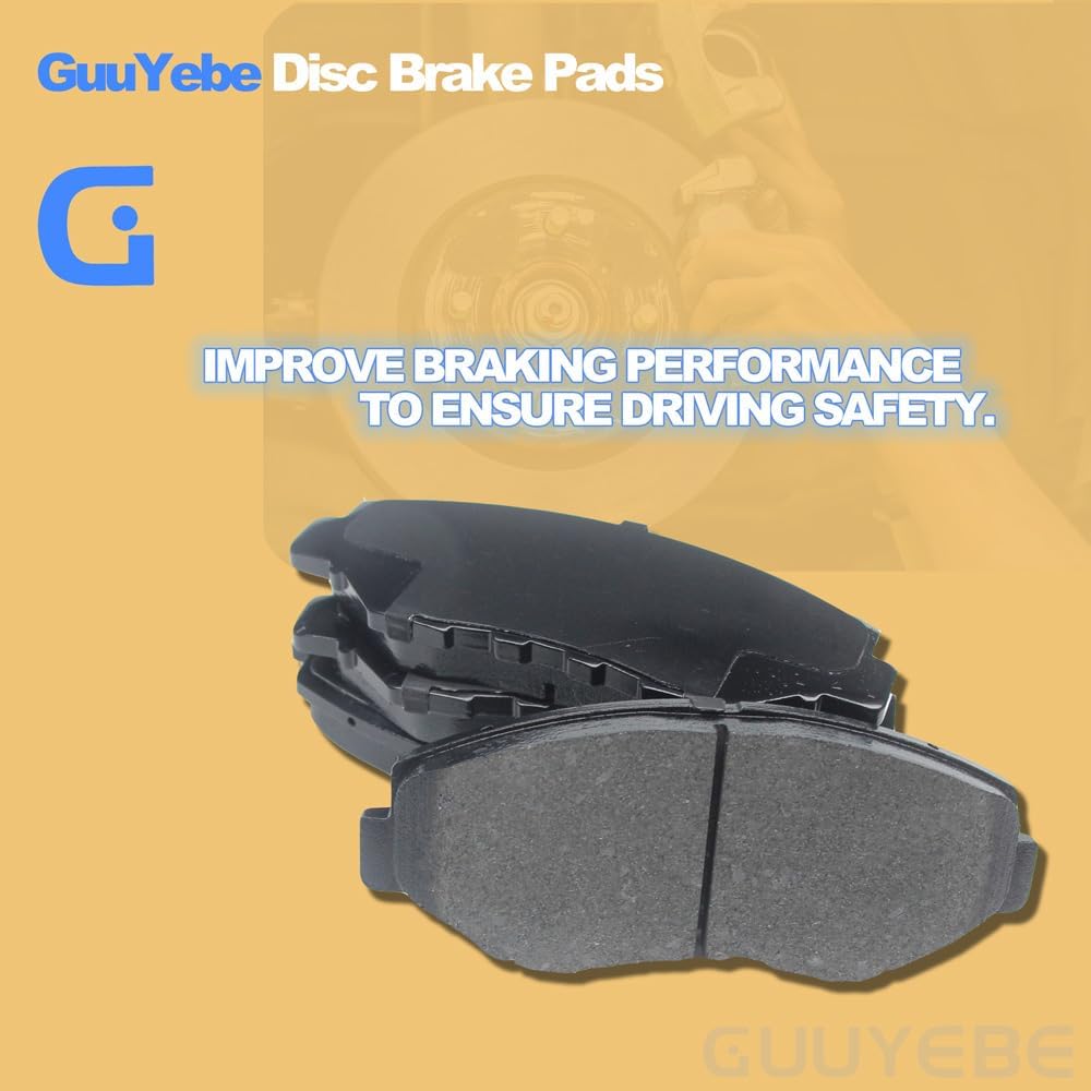 4 PCS Ceramic Brake Pads Front Set,For Honda 2003-2017 Accord EX LX SE 2012-2021 Civic 2002-2016 CRV Sport Si CRZ Pilot Element Fit CR-V CR-Z,For Acura 2013-2015 ILX,P-914,D914