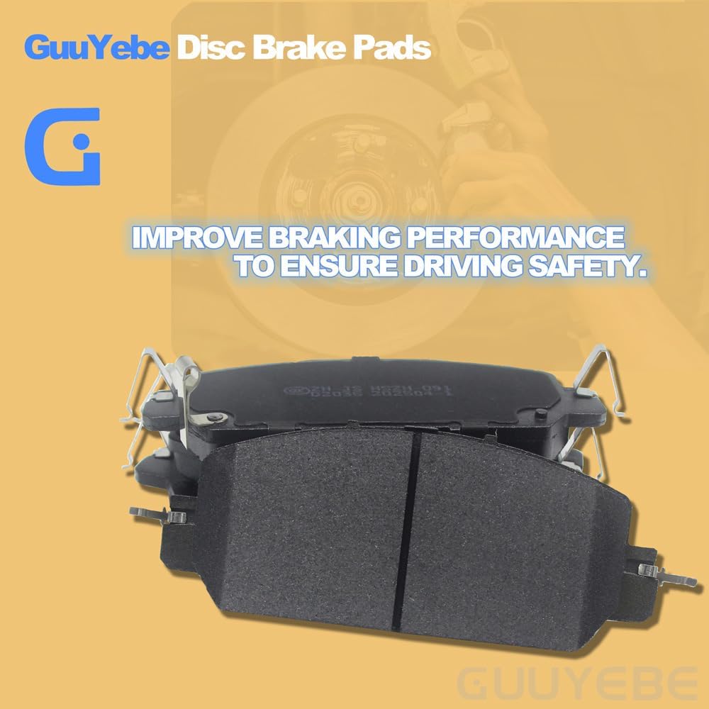 4 PCS Ceramic Brake Pads Front,For Honda 2017-2023 CRV CR-V and 2017-2021 Clarity and 2023 HRV HR-V,Replace for 2036 D2036 BC2036