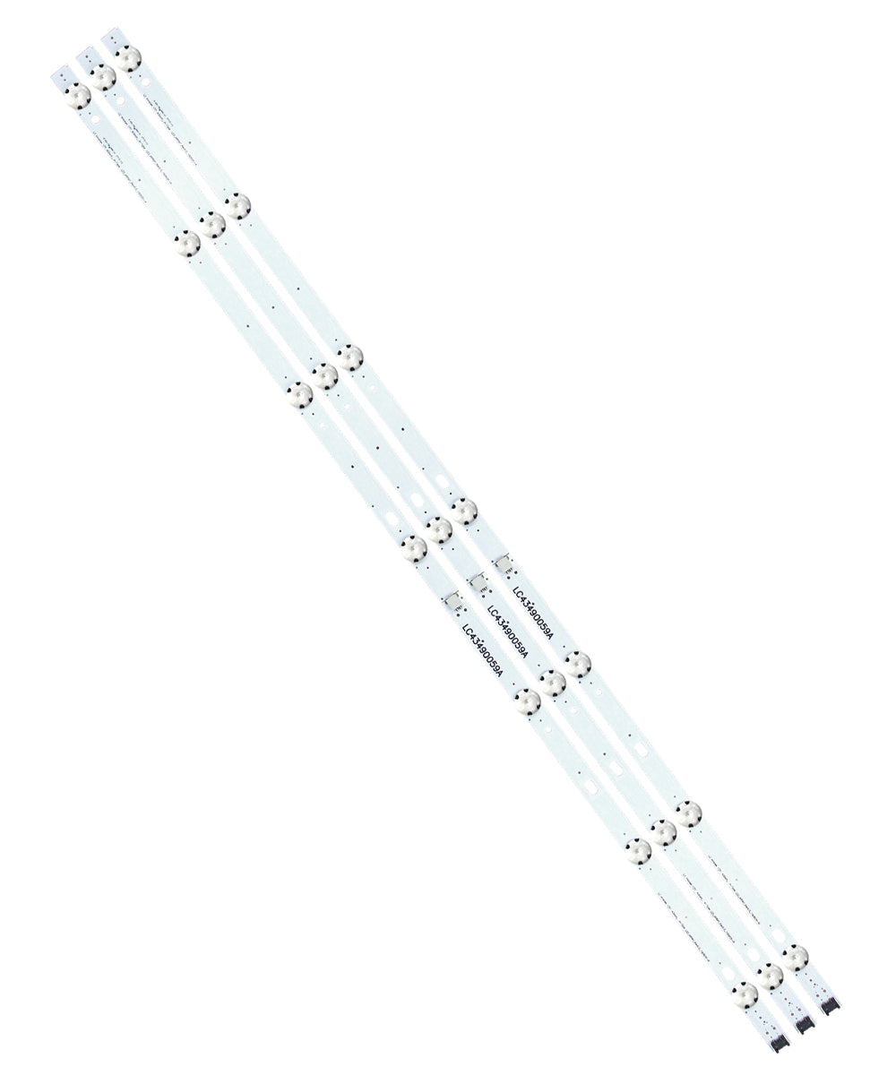 LED Backlight Strip TV Replacement Part for SSC_43UK63 LC43490084A LC43490085A LC43490087A LC43490072A LC43490077A 43UK6090PUA 43UK6300PUE 43UM6910PUA 43UM6950DUB 43UN7000PUB 43UN6950ZUA 43LJ5500