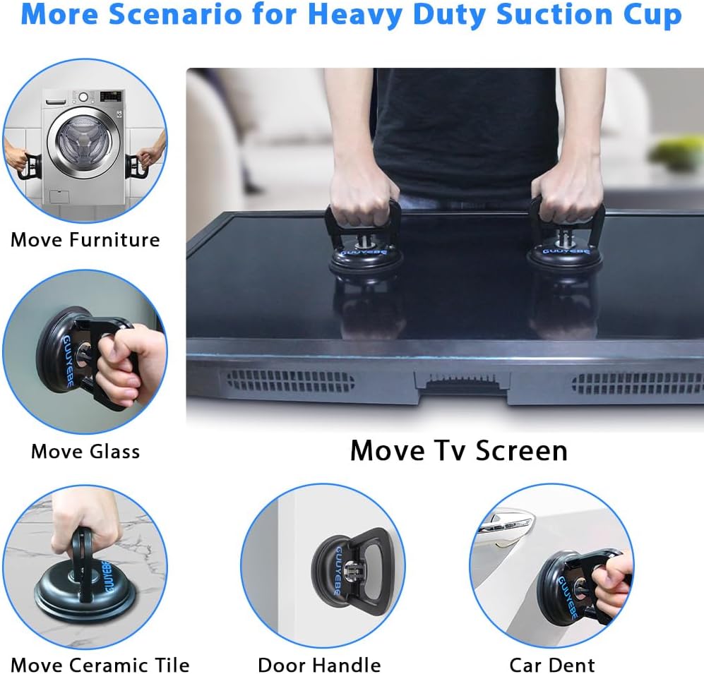 Television Replacement Parts Tools Kit with Heavy Duty Suction Cup and Trim Removal Tool for TV LCD LED Backlight Strip Screen Repair Tool
