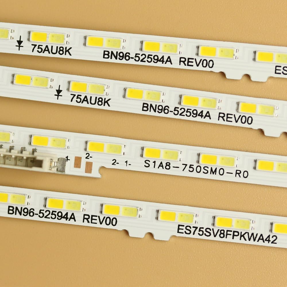 LED Backlight Strip TV Replacement Part for UN75AU8000FXZA BN96-52594A UN75AU8200 UN75AU8000 UA75AU8000 S1A8-750SM0-R0 LM41-01046A 75AUBK UE75AU8000 UN75AU8000BXZA 75AU8000 UN75AU7000FXZA