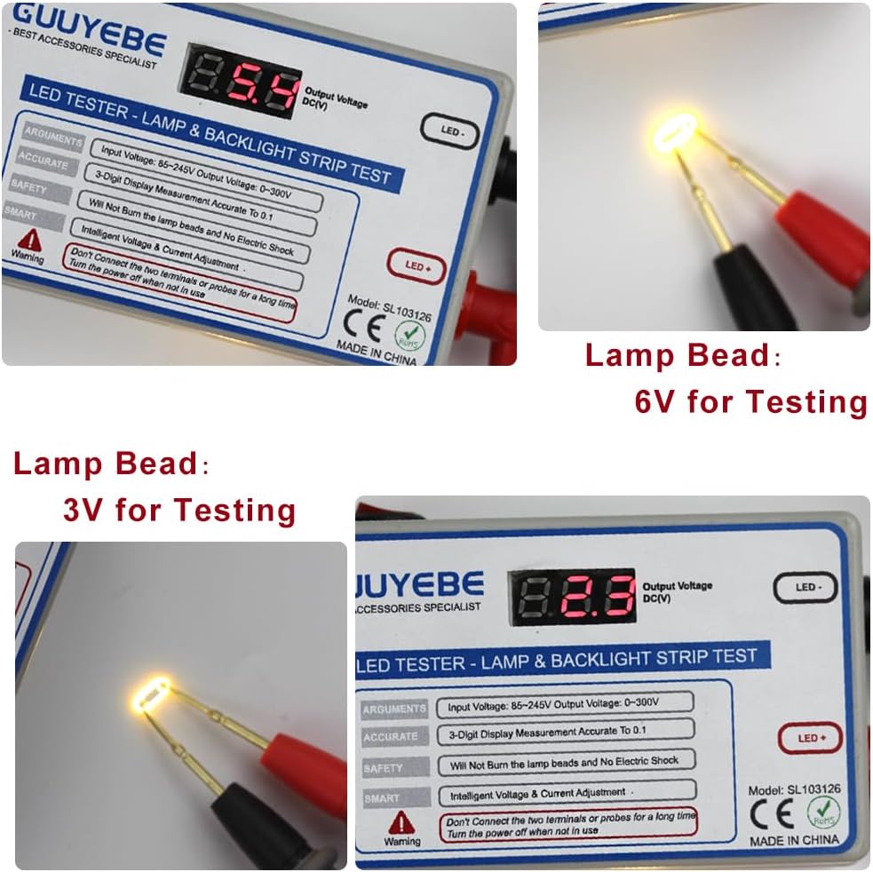 7020 2070 3V 6V SMD Chip LED TV Backlight Beads for LCD LED Backlight Strip Compatible with UN65NU6900F BN96-45635A UN65RU7200F UN65NU7100F LM41-00614A Samsung Lamp Bead Replacement