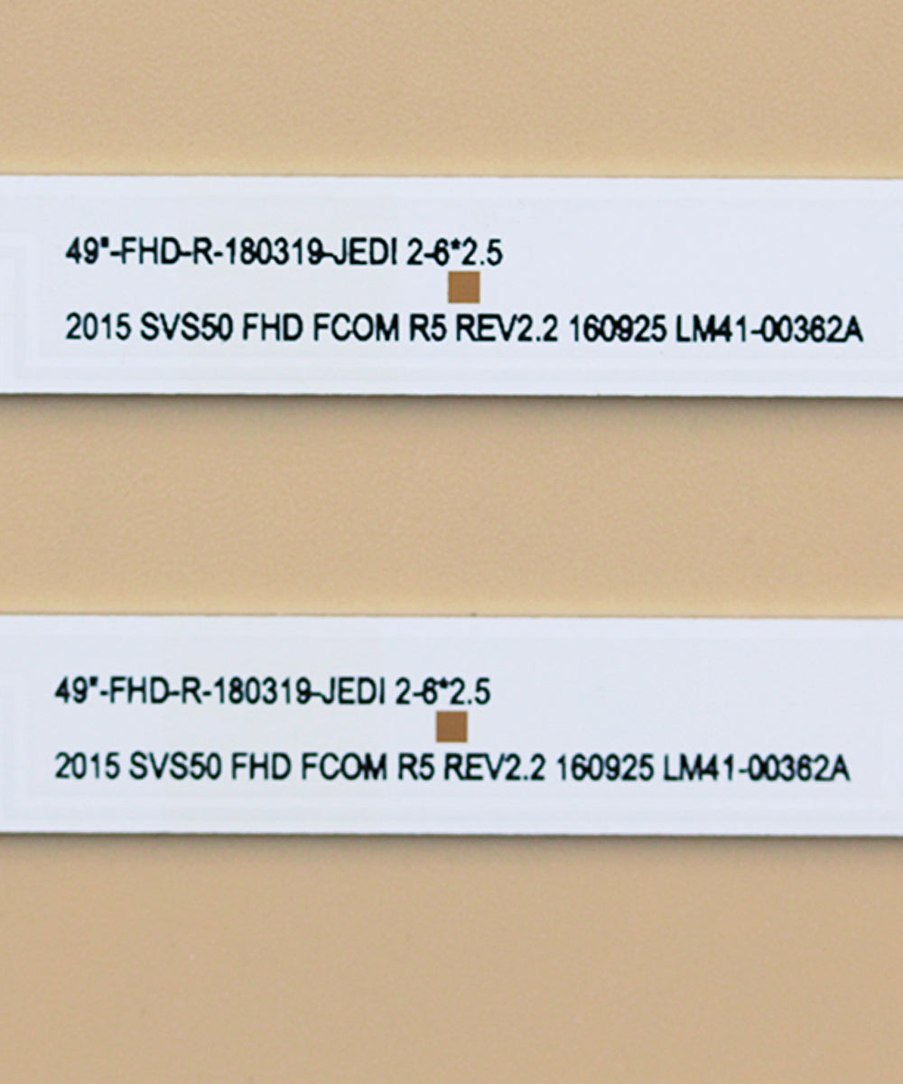 GuuYebe LED Backlight Strip TV Replacement Part for BN96-38526A 38527A UN50J5200 UN50J5000 LM41-00361A LM41-00362A V5DN-500SMA 500SMB-R1 UN50J5000AFXZA UN50J5200AFXZA 37774A 37775A UN50J5300 38525A