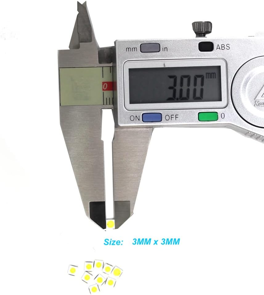 100pcs 3V High Power LED Backlight 3030 lamp Beads for Tv 1.8W 97-100LM LCD TV Lamp Beads 3V SMD Cool White