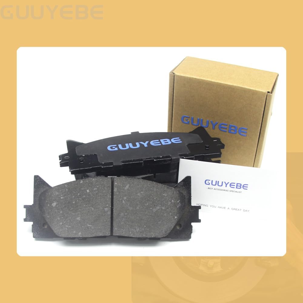 4 PCS Front Ceramic Brake Pads, For Toyota 2007-2017 Camry and 2008-2018 Avalon, For Lexus 2007-2018 ES350 ES300h, 1293 QC1293 D1293