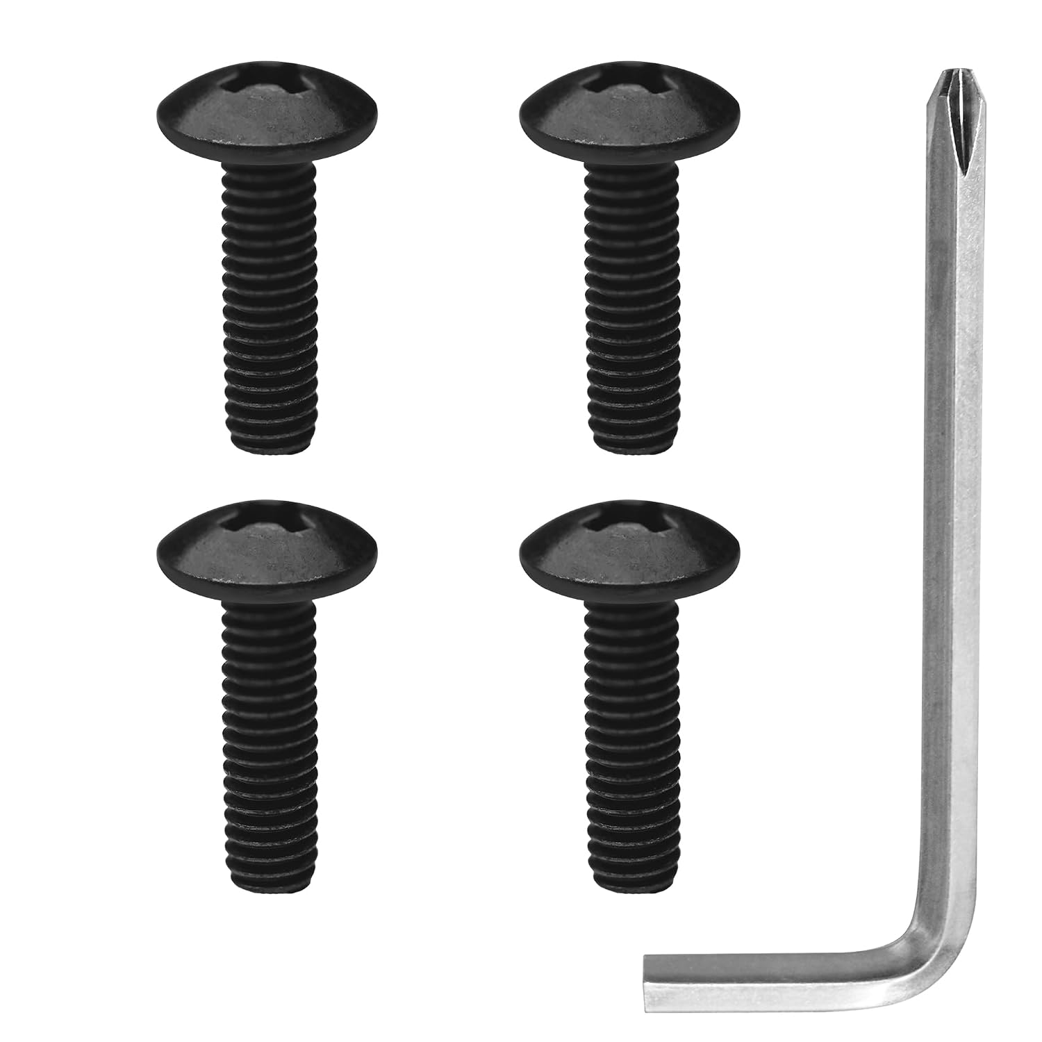 GuuYebe 6003-001334 TV Stand Screws 4 PCS with Screwdriver | Compatible with UN65NU6900 UN65NU6900FXZA UN55NU6900 UN55NU6900BXZA