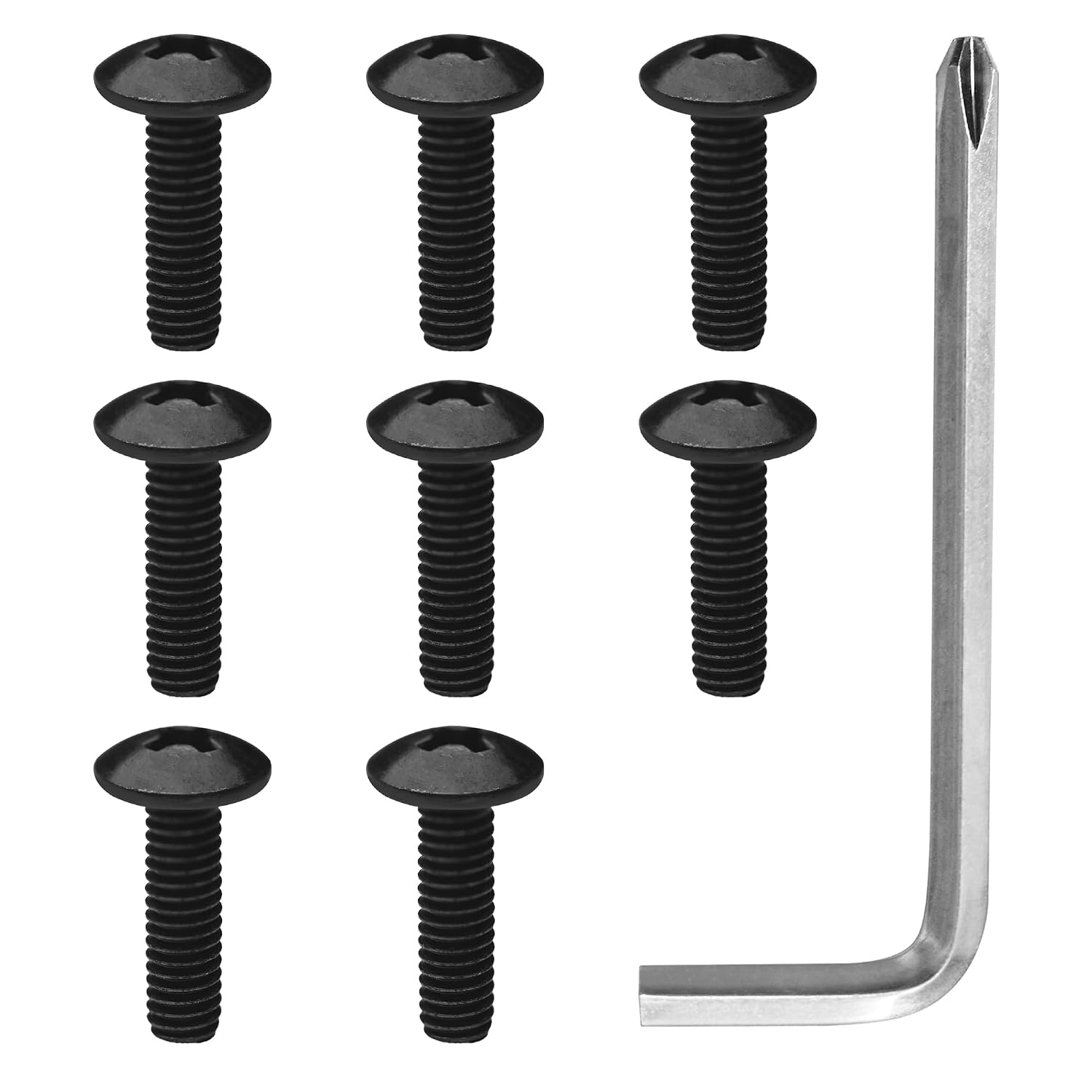 GuuYebe TV Stand Screws M4XL14 Set of 8 and Screwdriver | Compatible for Samsung 6003-001334