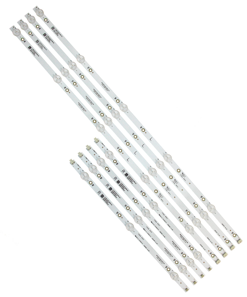 GuuYebe LB50091 eight-piece LED backlight strip set for select 50-inch Insignia and Sharp TVs