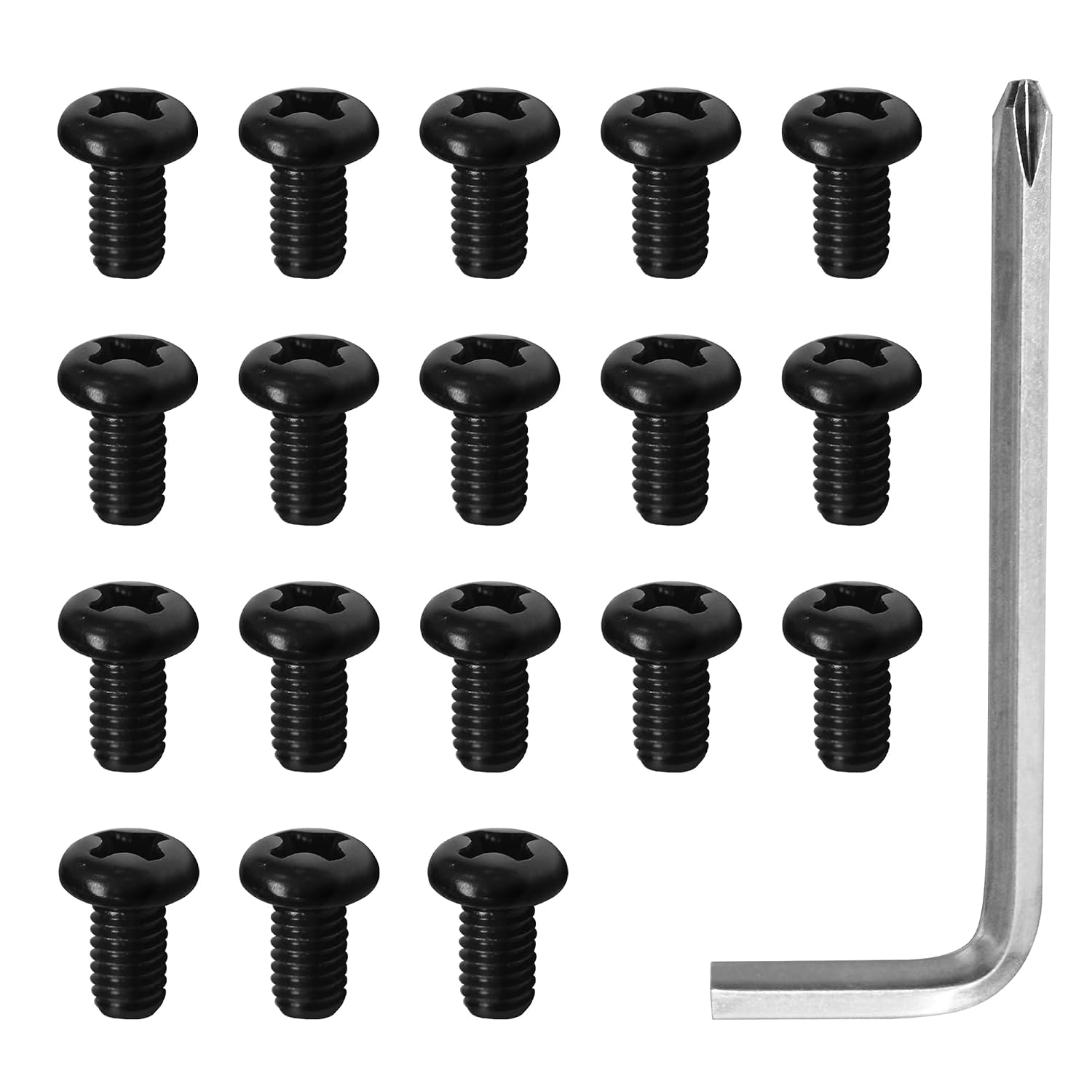 GuuYebe TV Screw Machine Screws M3XL5 with Screwdriver for Televsion Motherboard Screw Parts SCREWMACHINE 6001-003016 6001003016 3746670 SP9628273 UN65NU6900 UN55NU6900 Screw-Machine 16EA Set of 16
