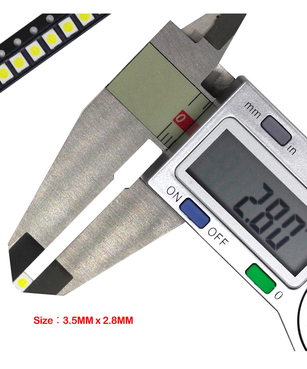 100pcs 3030 6V SMD LED Beads For TV Backlight Strip Repair – Replacement Bulbs