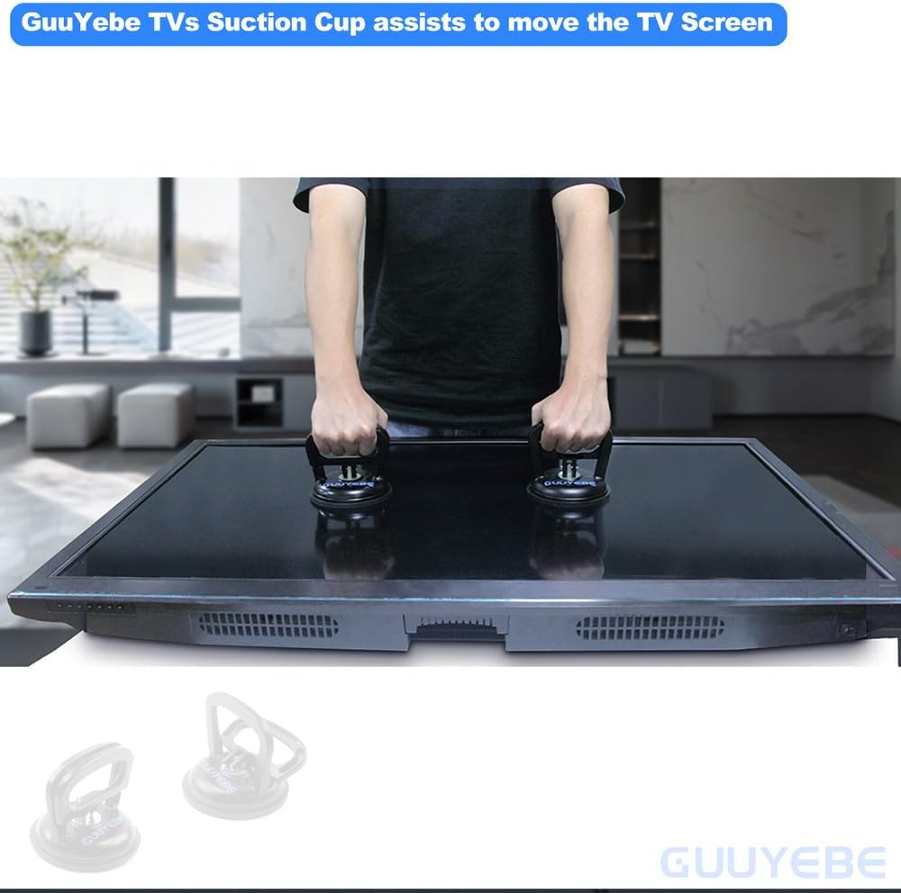 GuuYebe TV Suction Cups for LED LCD Screen Panel Removal Tool Set of 2 PCS | To Repair Television LEDs Backlight Strip