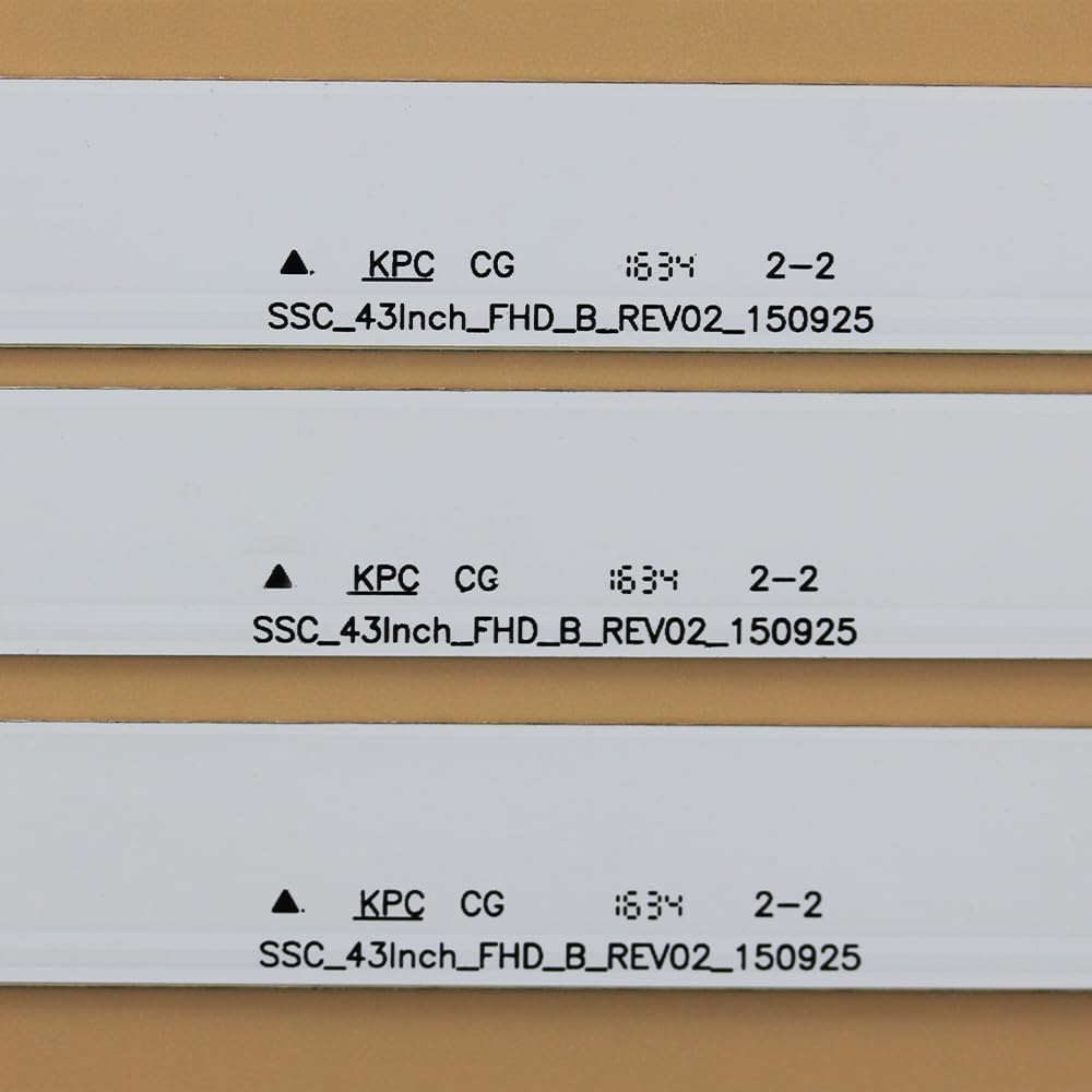 3 Tiras LED LG 43LH590V 43LH5100 | Envío desde España