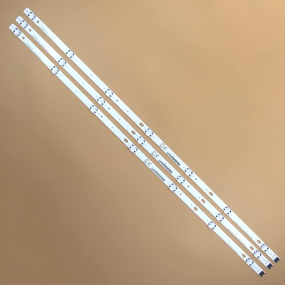 3 Tiras LED LG 43UJ634V 43UJ651V 43UJ635V LC43490059A | Envío desde España