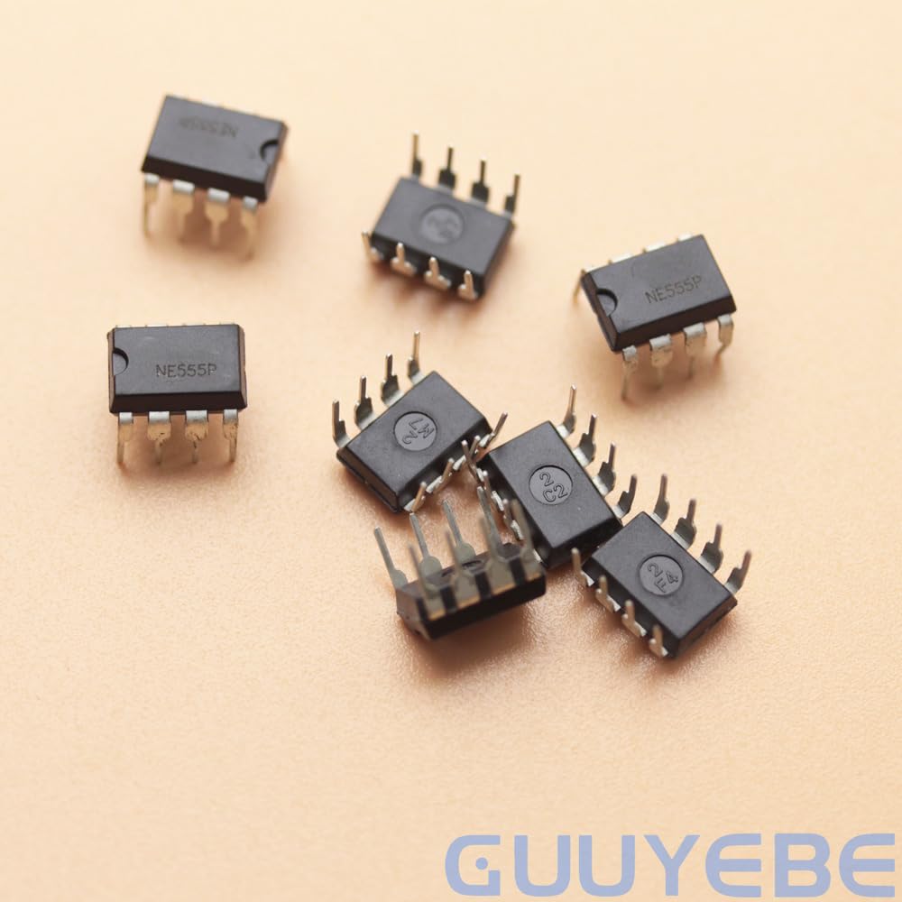 NE555 Timer IC NE555P 555 DIP-8 Timing Integrated Circuits of Semiconductor Products 50 of Pack