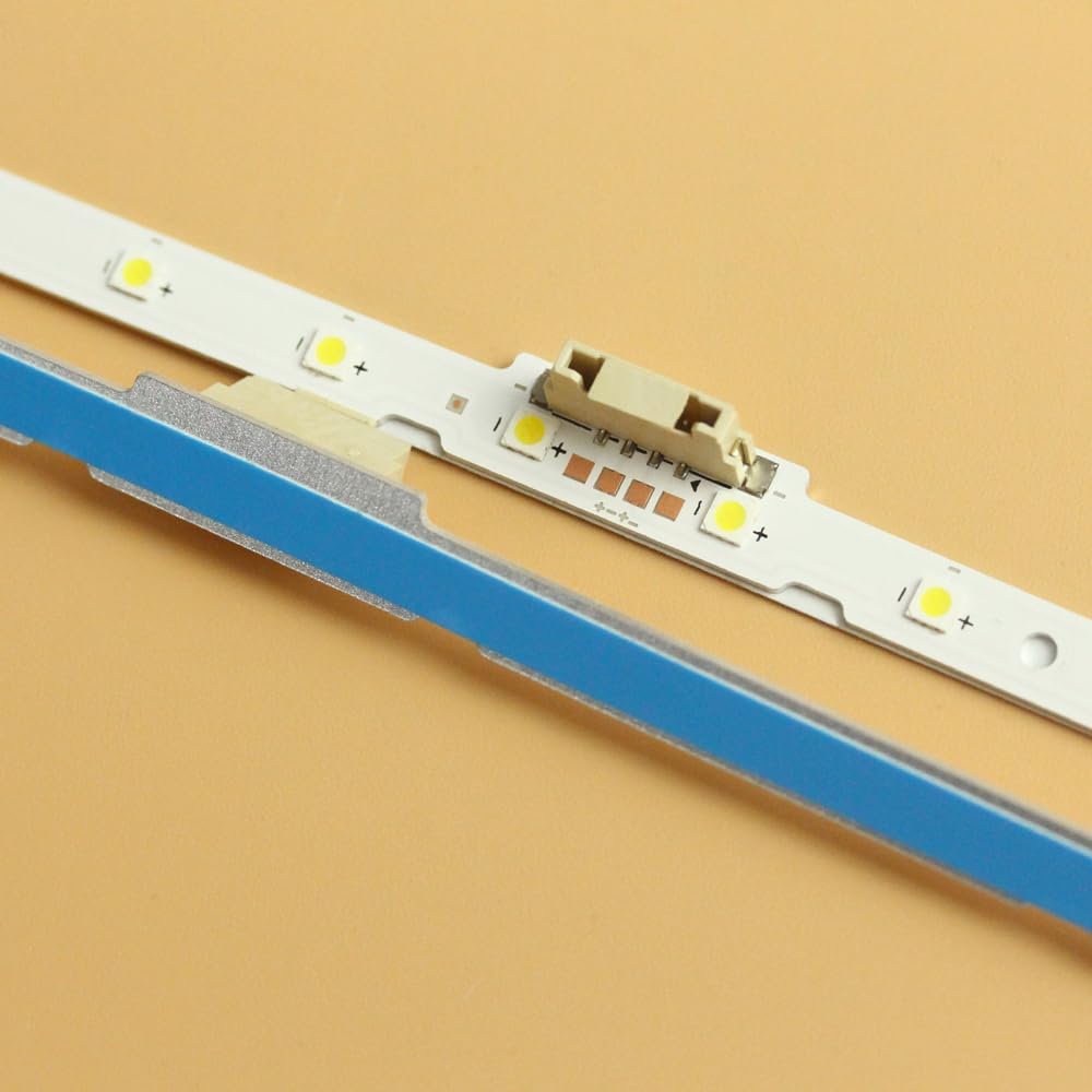 GuuYebe 2pcs LED Backlight Strip TV Replacement Part for 55'' TVs UN55NU6900F UN55NU6900 UE55NU7300 55NU7100 UE55NU7400 BN96-45913A BN61-15485A UN55NU7090 UN55RU7100 UN55NU6950 UN55NU7200 E88441