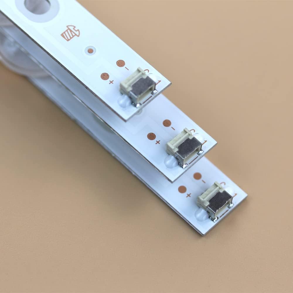 GuuYebe E4SW6518RKU E4ST6519RKU NS65DF710NA21 TPT650J1-QUBF90K 65PUS6504 12 Pieces Led Backlight Strip for LB65065 65 inch TV