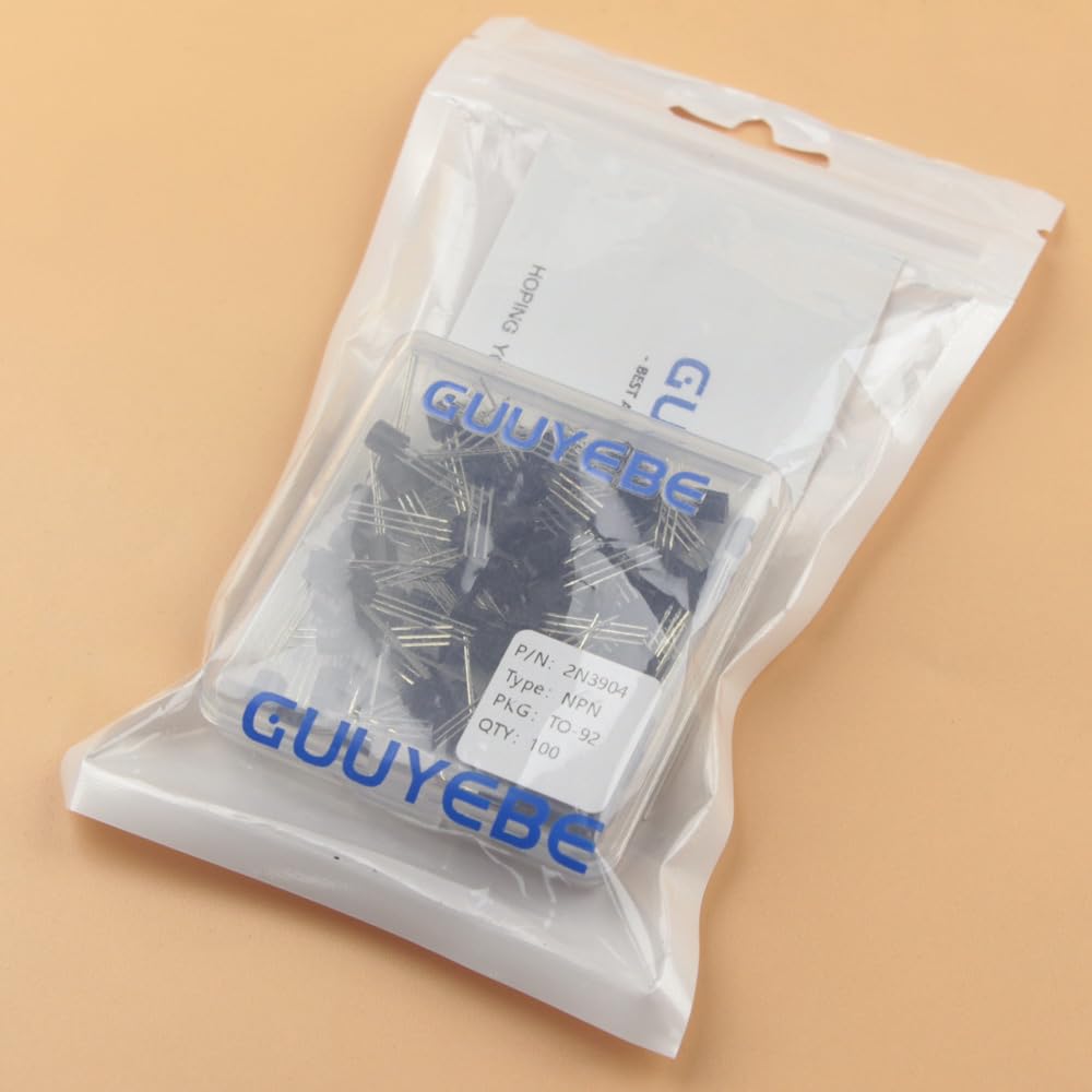GuuYebe 2N3904 Transistor TO-92 NPN BJT Transistors of Semiconductor Products