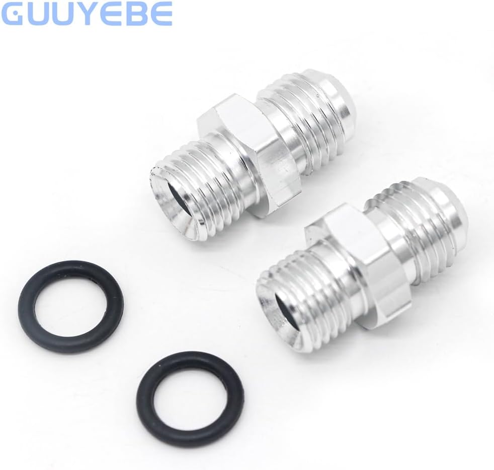 GuuYebe Transmission Adapter Fittings 6AN Flare to 1/4