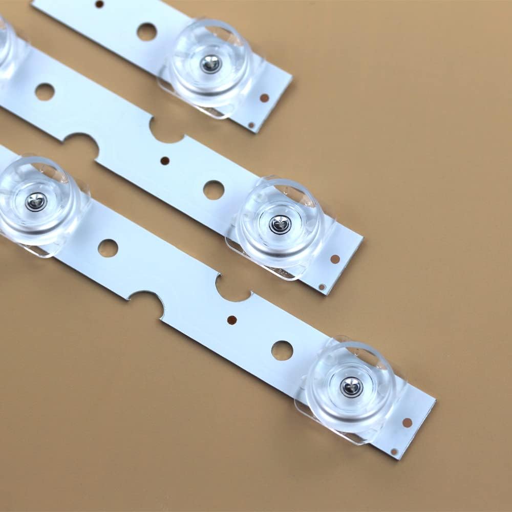 GuuYebe 4PCS LED Backlight Strips for 50 inch TVs 50S425 50S421 50S423 50D6 50UD6306 50UD6406 4C-LB5007-YH02J 4C-LB5007-ZM03J 4C-LB5007-ZM E78030 LVU500NDEL