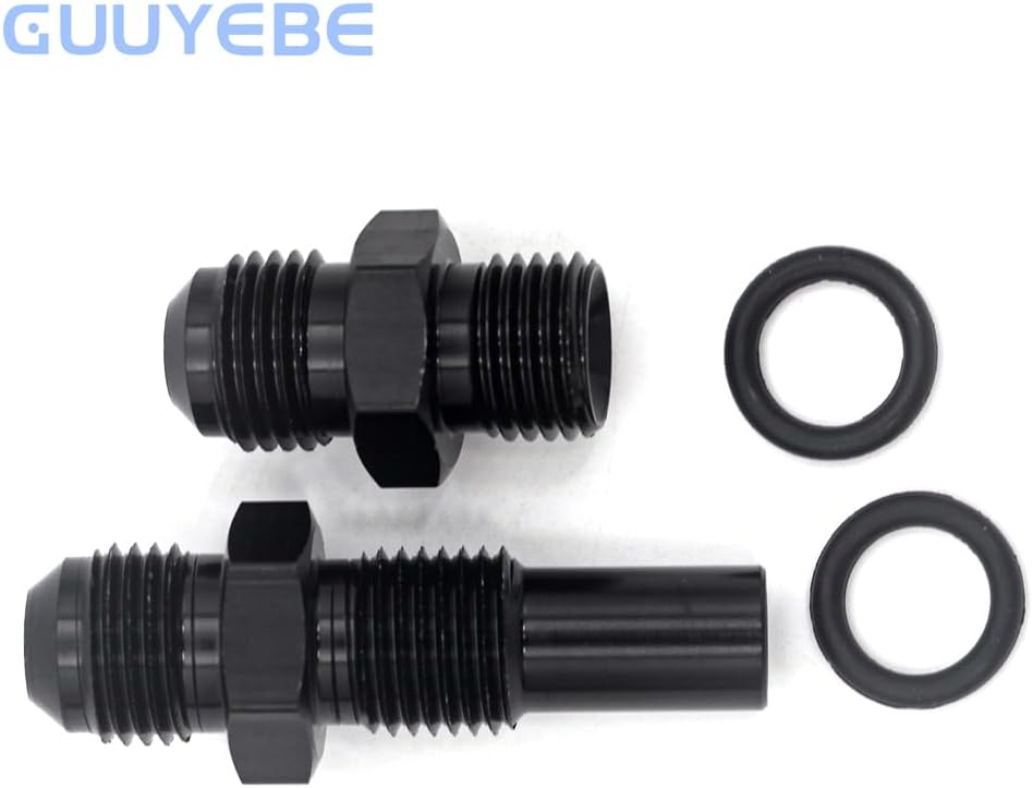 GuuYebe Transmission Adapter Fittings 6AN Male Flare to 1/4