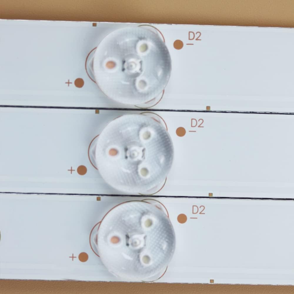 GuuYebe LED Backlight Strip TV Replacement Part for 55PUS6501 55PFF5701 LB55072 TPT550U2 55PUS6561 55PUS6581 55PUH6101 55PUS6101 55PUS7272 55PUS6401 55PUS6551 LBM550M0701 GJ-2K16-550-D714-V4-L R