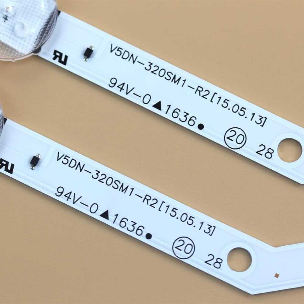 GuuYebe BN96-36236A UN32J5205 UN32J4000AF V5DN-320SM1-R2 UN32J4000 UN32J4000AFXZA UN32J5003 UN32J5003AFXZA UE32J5200 UE32J5000 LED Backlight Strips for 32 inch TVs LM41-00134A JJ032BGE-R1 30555