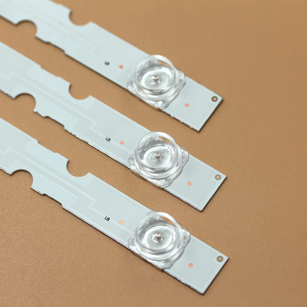 GuuYebe LED Backlight Strip 8 Lamp for 65S421 65S425 65S423 65S4 65S423TFAA 65S425LACA L65P65US 65U5850C 65S425TMBA JL.D65081330-365AS-M V03 65HR330M08A1 4C-LB6508-HR01J PF01J GIC65LB51-3030F2 6PCS
