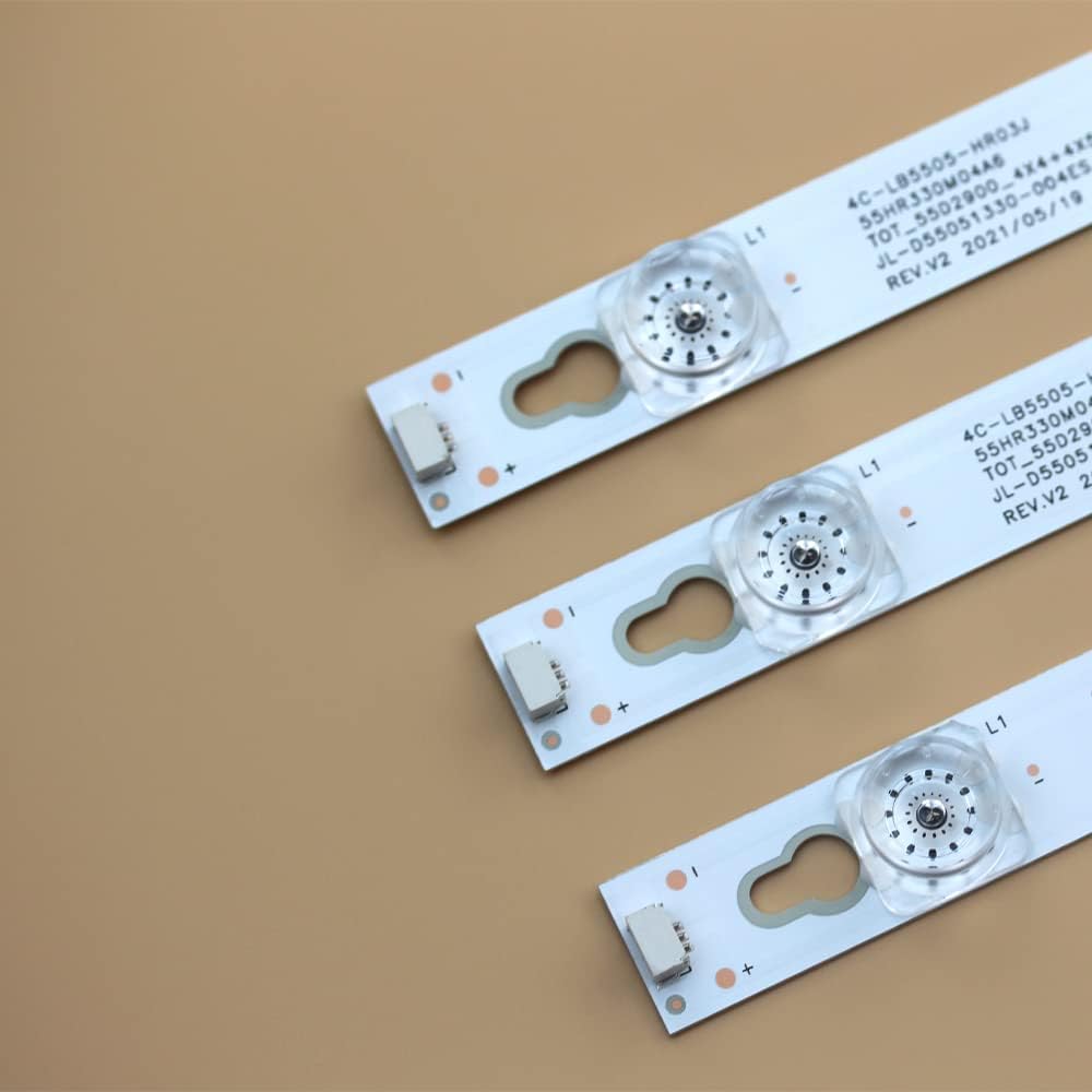 GuuYebe 55S401 55S405 55S403 TOT_55D2900 LED Backlight Strip TV Replacement Part for 55 in TVs 55HR330M04B6 4C-LB5505