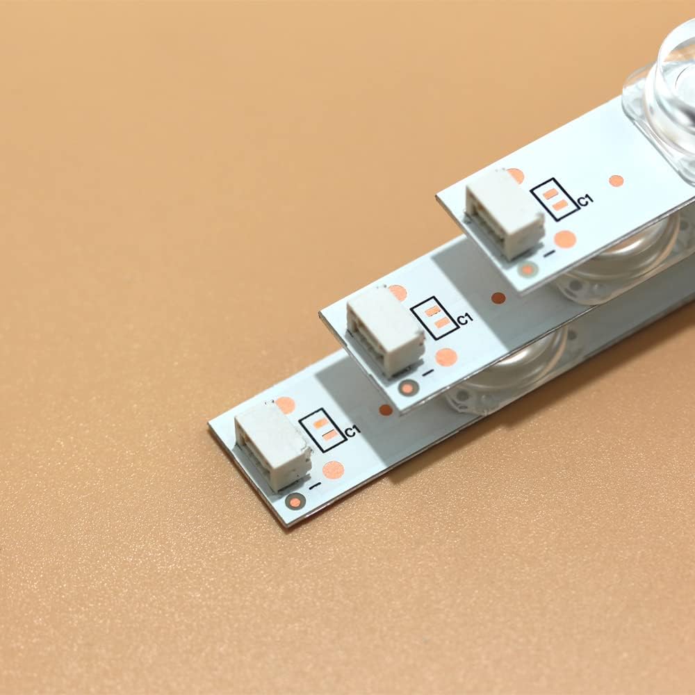 GuuYebe LED Backlight Strip 8 Lamp for 65S421 65S425 65S423 65S4 65S423TFAA 65S425LACA L65P65US 65U5850C 65S425TMBA JL.D65081330-365AS-M V03 65HR330M08A1 4C-LB6508-HR01J PF01J GIC65LB51-3030F2 6PCS