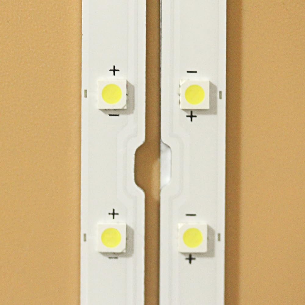 GuuYebe 2pcs LED Backlight Strip TV Replacement Part for 55'' TVs UN55NU6900F UN55NU6900 UE55NU7300 55NU7100 UE55NU7400 BN96-45913A BN61-15485A UN55NU7090 UN55RU7100 UN55NU6950 UN55NU7200 E88441