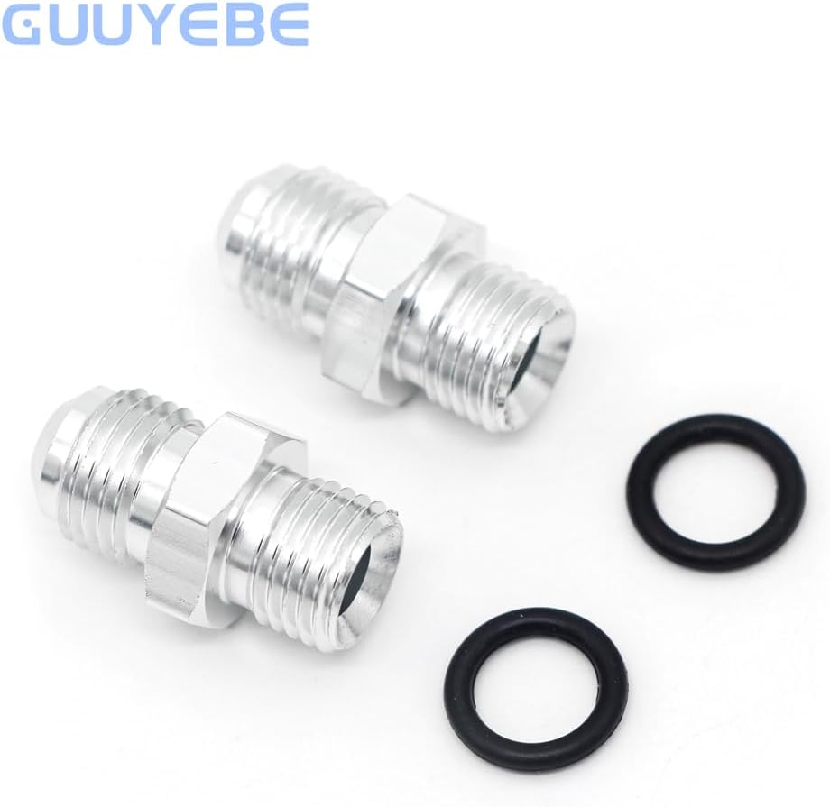 GuuYebe Transmission Adapter Fittings 6AN Flare to 1/4