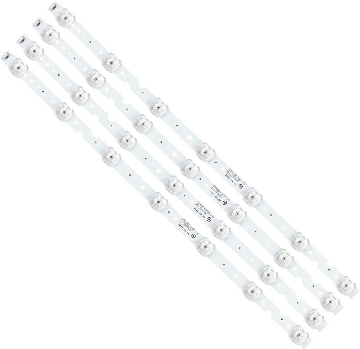 GuuYebe 4PCS LED Backlight Strips for 50 inch TVs 50S425 50S421 50S423 50D6 50UD6306 50UD6406 4C-LB5007-YH02J 4C-LB5007-ZM03J 4C-LB5007-ZM E78030 LVU500NDEL