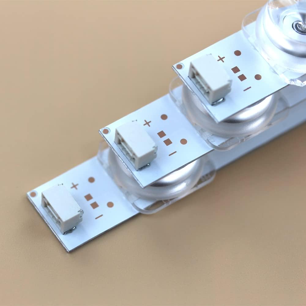 GuuYebe 4PCS LED Backlight Strips for 50 inch TVs 50S425 50S421 50S423 50D6 50UD6306 50UD6406 4C-LB5007-YH02J 4C-LB5007-ZM03J 4C-LB5007-ZM E78030 LVU500NDEL