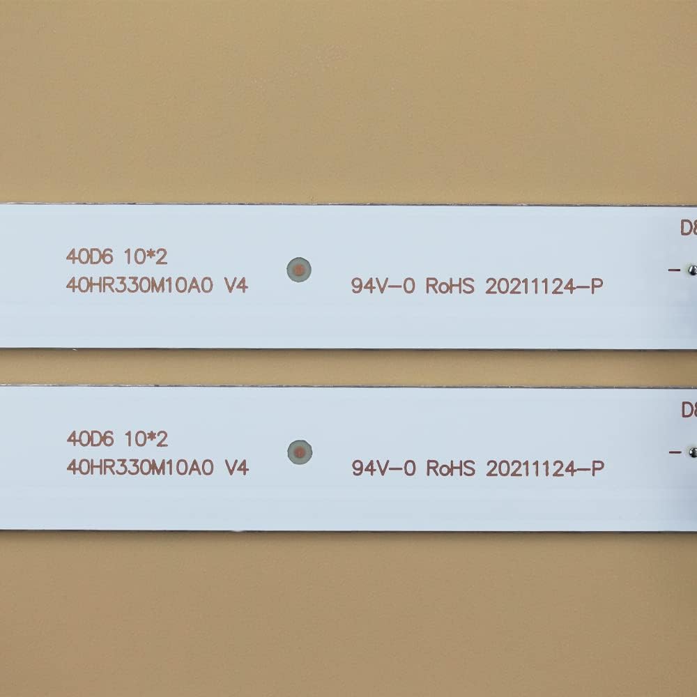 GuuYebe 40S325 40S6500 40S6500S 40S6500FS LED Backlight Strip TV Replacement Part for 40 inch TVs 40FE5606 40L2800C 40D610X2 40F6F 40L2F 40D6 40HR330M10A0 4C-LB4010-HR01J