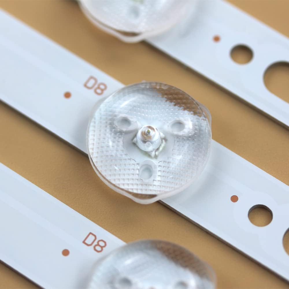 GuuYebe UN65J6200AF BN96-29076A LED Backlight Strips for 65 inch TVs 2013SVS65 BN96-29077A UN65J620DAF UN65H6203BF LM41-00001J LM41-00001K D3GE-650SMA-R3 D3GE-650SMB-R1 131015 34562A 34563A