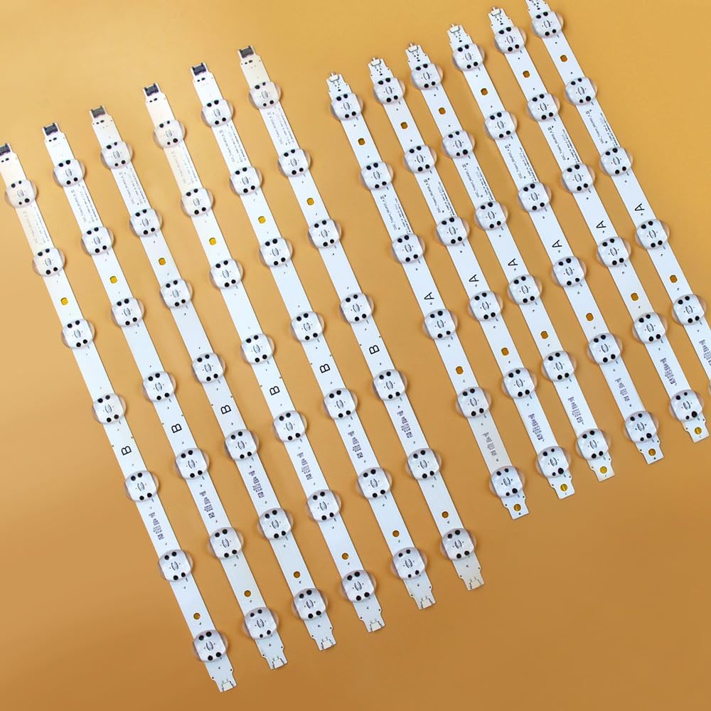 GuuYebe LED Backlight Strip TV Replacement Part for 86UK65 86UK6570PUB 86UM8070AUB 86UM8070PUA 86UN8570AUD 86UN8570PUC SVL860A03B EAV64091901 EAV64092001 EAV64091902 EAV64092002 SSC Trident