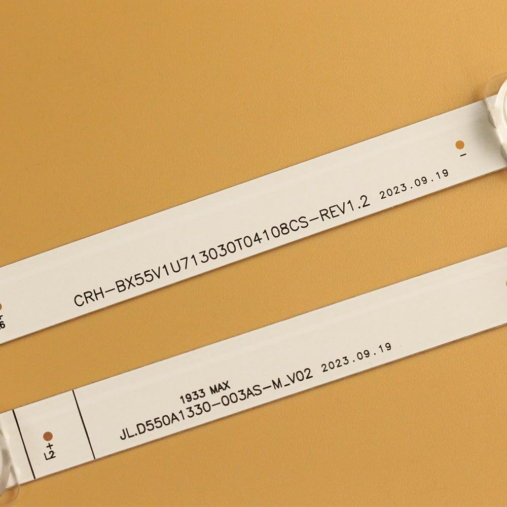 GuuYebe LED Backlight Strip TV Replacement Part for SVH550FA1 55R6095G5 55A6G 55R6070G 55R6G 55E7HQ 55R7G5 55A6H 55A65H 55A6GV 55C350KU 55C350LU JL.D550A1330_003BS JL.D550A1330-003BS-M