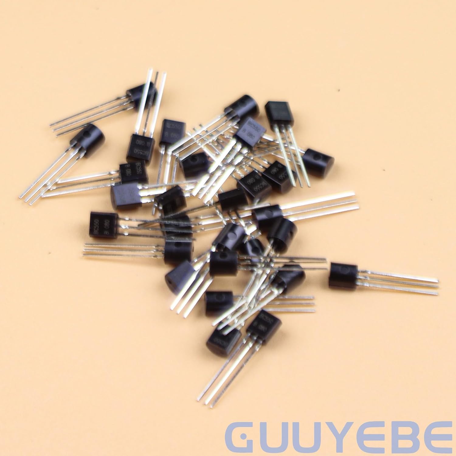 GuuYebe BC550 Transistor TO-92 NPN BJT Transistors of Semiconductor Products
