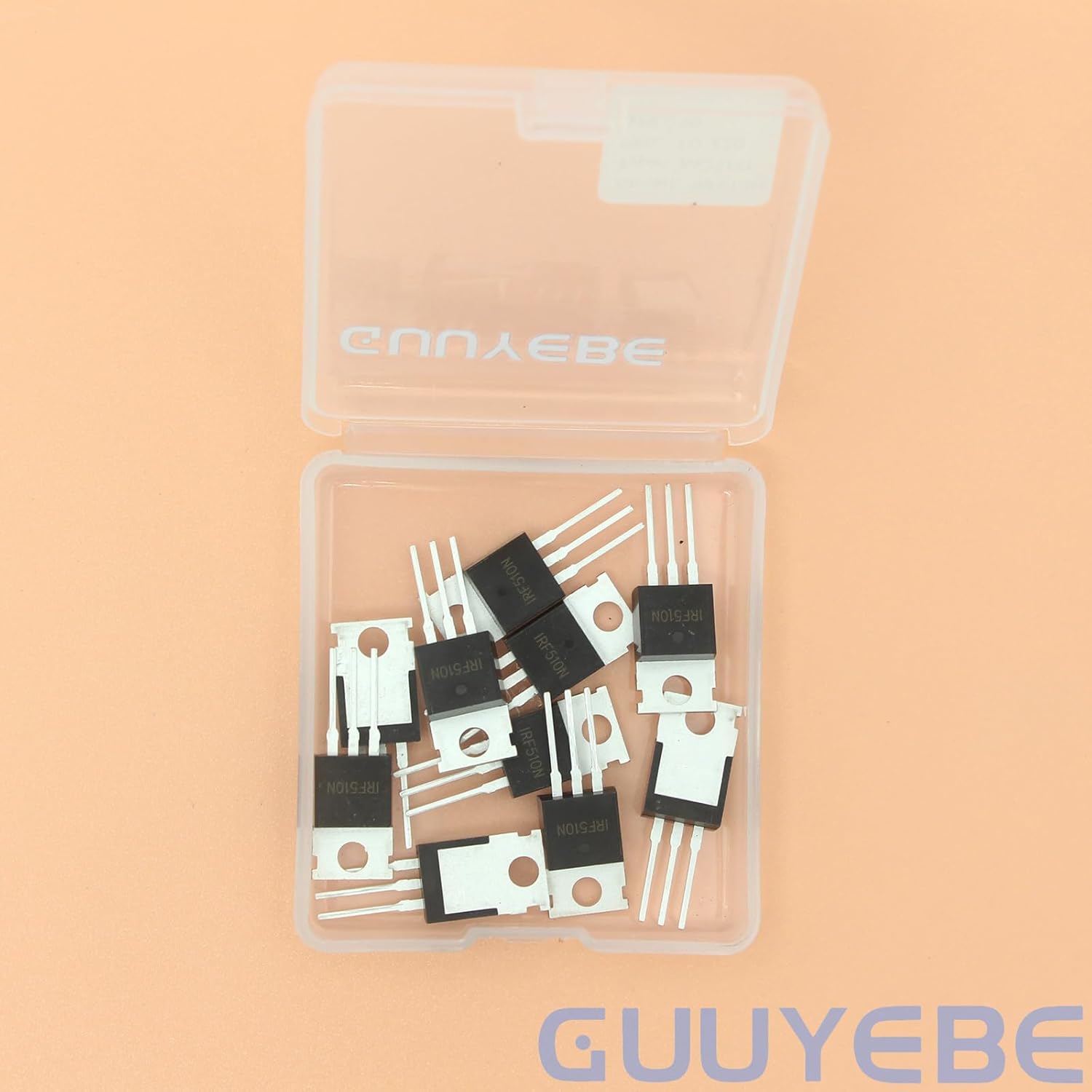 GuuYebe IRF510N IRF510 100V 5.6A IRF510NPBF N-Channel Power MOSFET TO-220 Transistors of Semiconductor Products