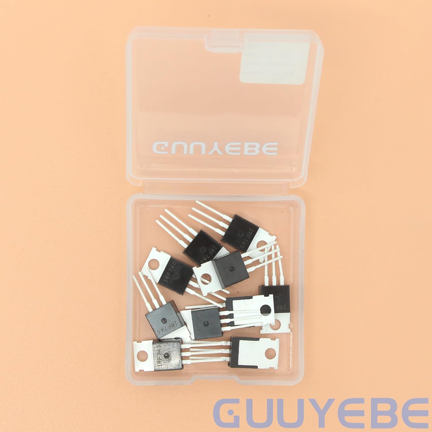GuuYebe IRF740N IRF740 400V 7A IRF740PBF N-Channel Power MOSFET TO-220 Transistors of Semiconductor Products