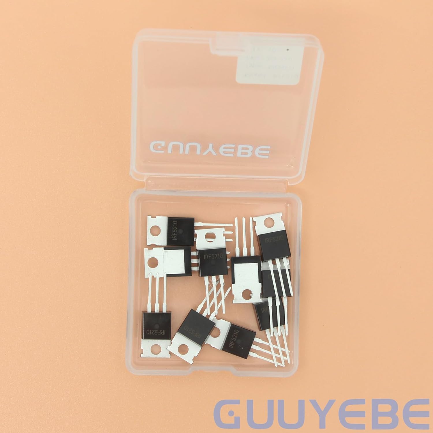 GuuYebe IRF5210 100V 5.6A IRF5210PBF P-Channel Power MOSFET TO-220 Transistors of Semiconductor Products