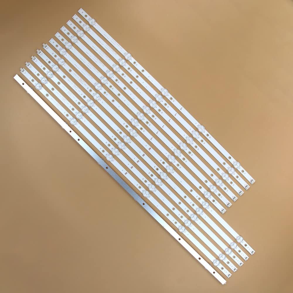 GuuYebe E4SW6518RKU E4ST6519RKU NS65DF710NA21 TPT650J1-QUBF90K 65PUS6504 12 Pieces Led Backlight Strip for LB65065 65 inch TV