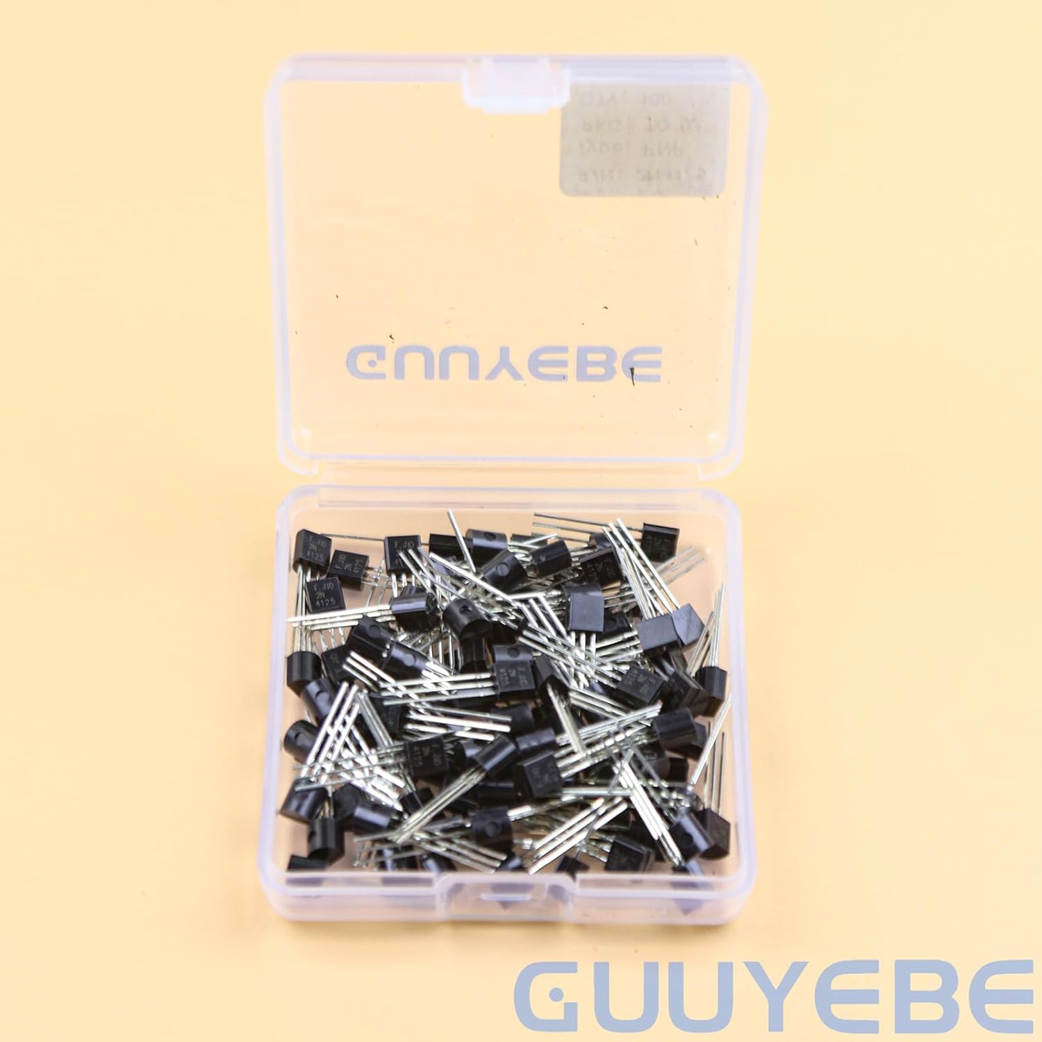 GuuYebe 2N4125 Transistor TO-92 PNP BJT Transistors of Semiconductor Products