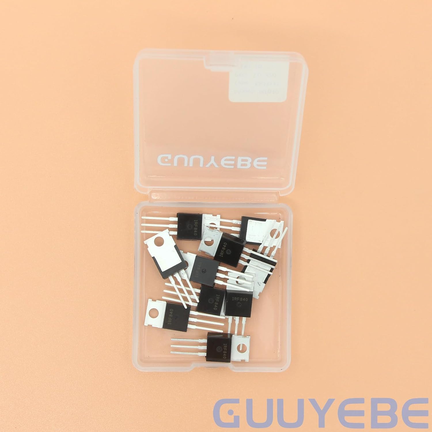 GuuYebe IRF840N IRF840 400V 8A IRF840PBF N-Channel Power MOSFET TO-220 Transistors of Semiconductor Products